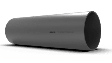 PVC 90mm Down Pipe Black