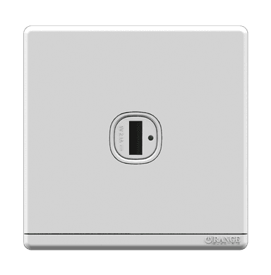 ODESSA 2.1Amp. 1Gang Type-A USB Charger Outlet White