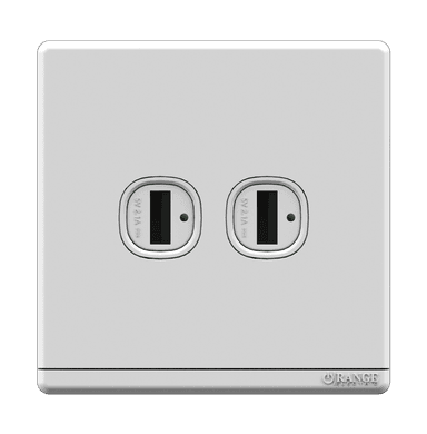 ODESSA 2.1Amp. 1Gang Type-C USB Charger Outlet White