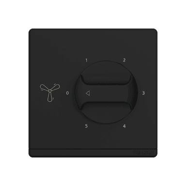 ODESSA 90Watt 5Step Fan Speed Controller Black Matte