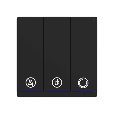 ODESSA 10AX 250V DND Indoor Switch Black Matte