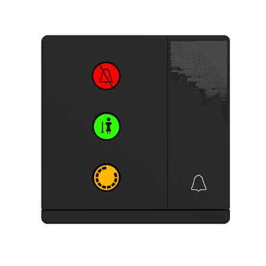ODESSA 10AX 250V DND Outdoor Switch Black Matte