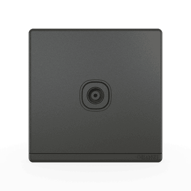 ODESSA 1Gang TV Co-Axial Outlet (75Ohm) Pearl Gunmetal