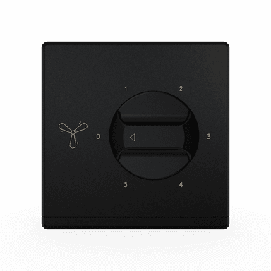 ODESSA 90Watt 5Step Fan Speed Controller Pearl Black