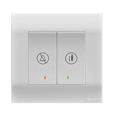 AKOYA 10AX DND Indoor Switch White with White Surround