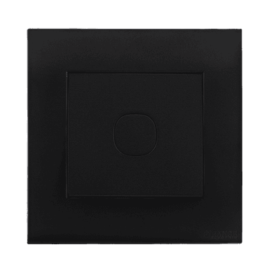 AKOYA Blank Plate with Removable Plug B/Matte with B/Matte Surround