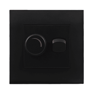 AKOYA 400Watt Light Dimmer Controller with Switch B/Matte with B/Matte Surround