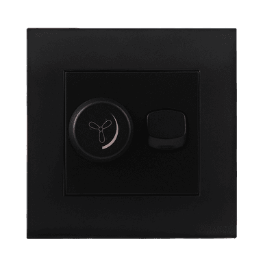 AKOYA 400Watt Fan Speed Controller with Switch B/Matte with B/Matte Surround