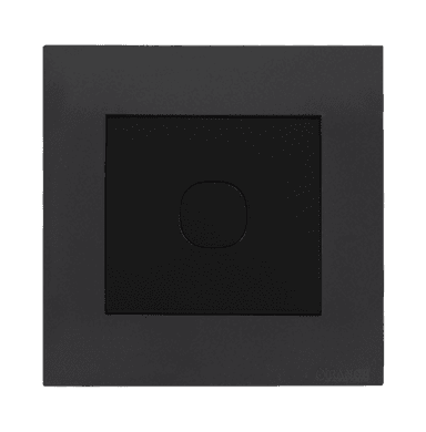 AKOYA Blank Plate with Removable Plug B/Matte with GM/Matte Surround