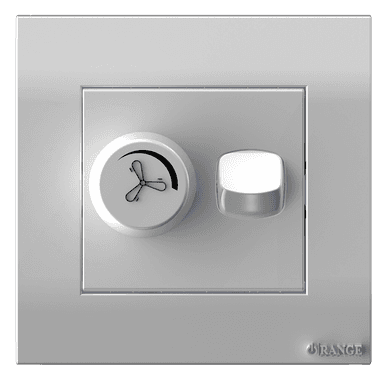 AKOYA 400Watt Fan Speed Controller with Switch S/Matte with S/Matte Surround
