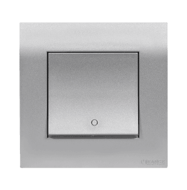 AKOYA 20Amp. Double Pole Switch S/Matte with S/Matte Surround