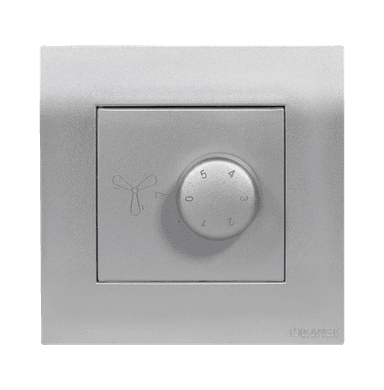 AKOYA 90Watt 5Step Humfree Fan Controller S/Matte with S/Matte Surround