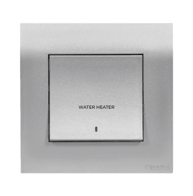 AKOYA 20Amp. Double Pole Switch with Indicator + Earth Connection + Water Heater S/Matte with S/Matte Surround