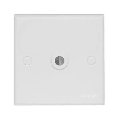 CASABLANCA 25Amp. 1Gang Flex Outlet White