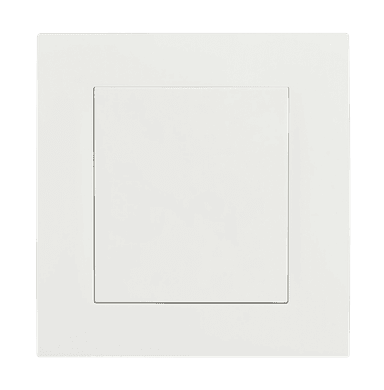 VIRAGO 1Gang Blank Plate White