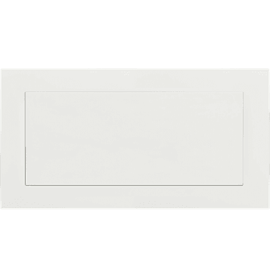 VIRAGO 2Gang Blank Plate White