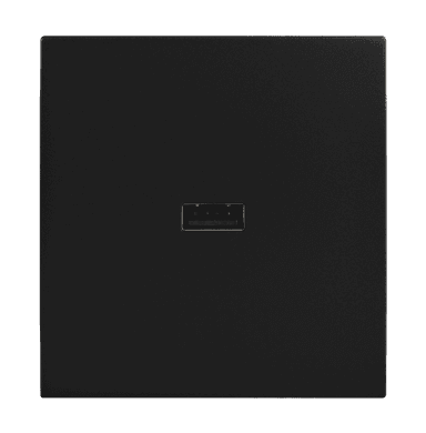 VIRAGO 1Gang  Type-A USB Charger Outlet Black
