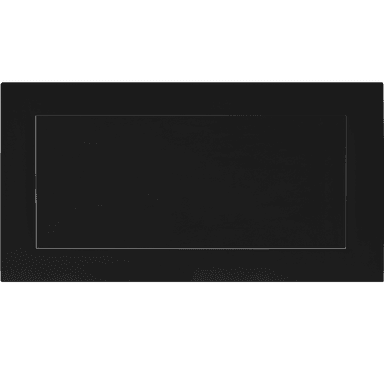 VIRAGO 2Gang Blank Plate Black