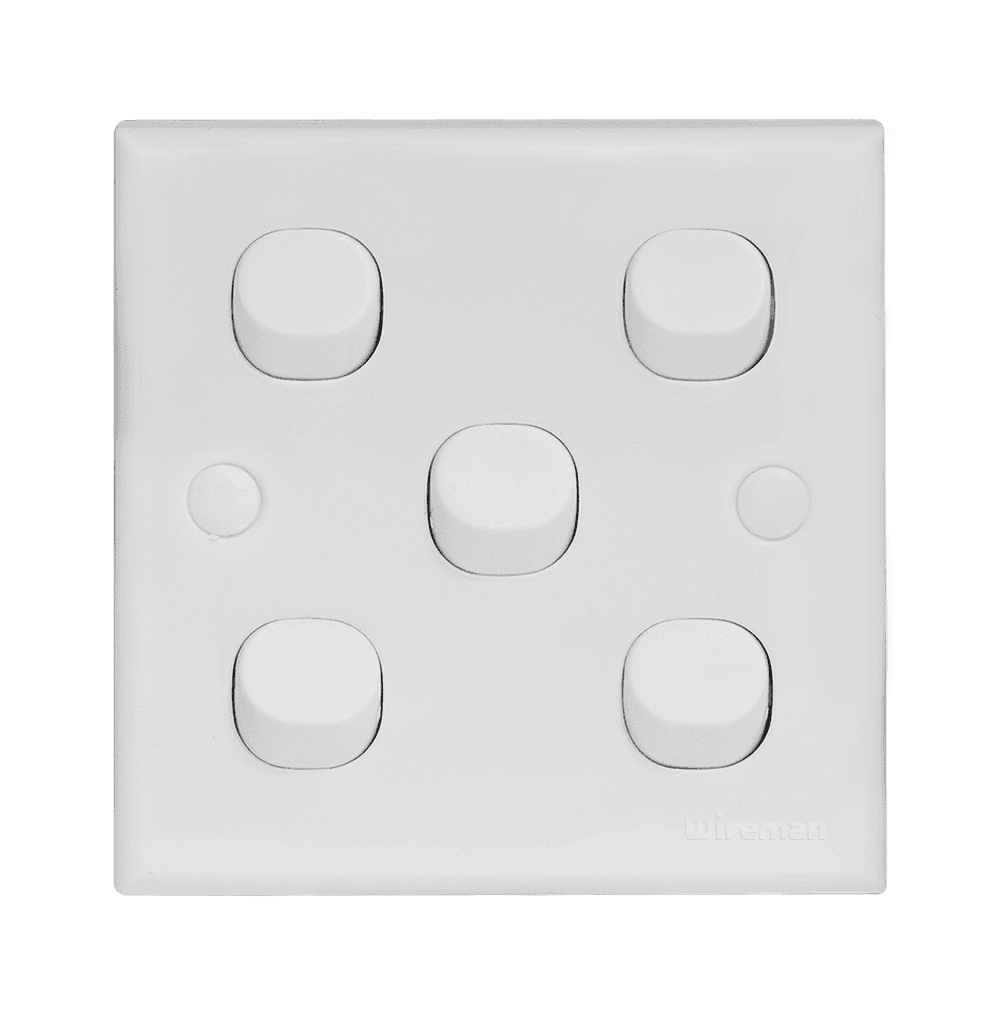 CLASSIC 10Amp. 5Gang 2Way Switch