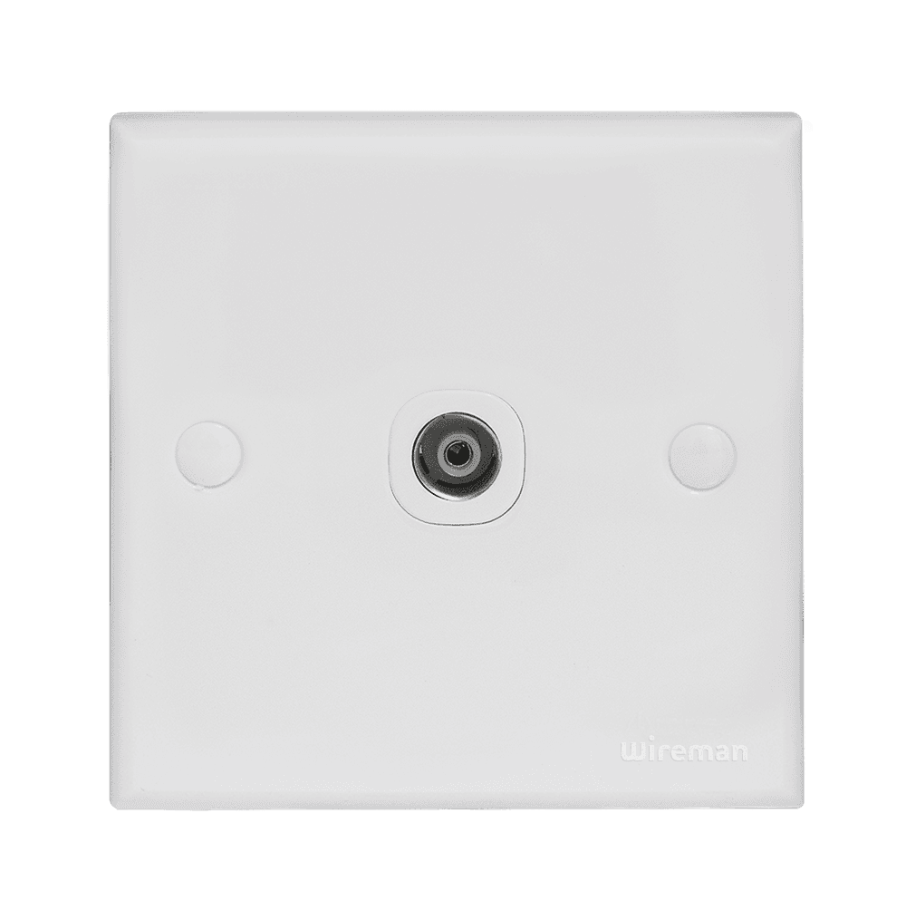 CLASSIC 1Gang TV Co-Axial Outlet (75 Ohm)