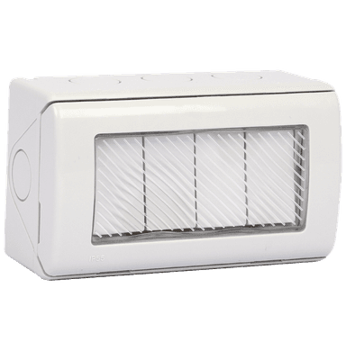 ATLANTIS 56Series 13Amp. 250V IP55 4Gang 1Way Surfce Mounted Switch