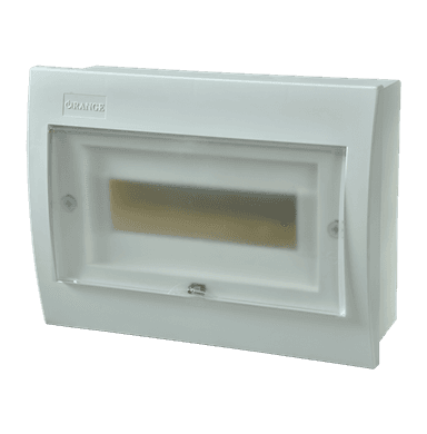 10Way Sunk-Mounting Distribution Box (with Screw type Terminals) White