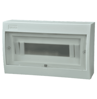 14Way Surface-Mounting Distribution Box (with Screw type Terminals) White