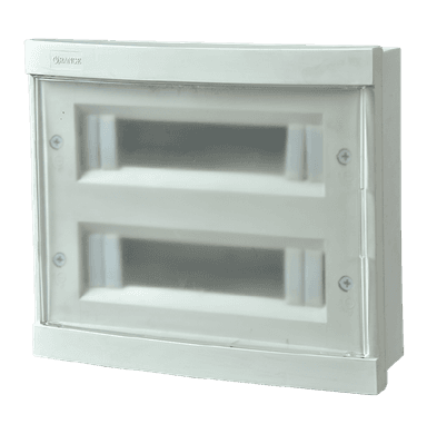 28Way Sunk-Mounting Distribution Box (with Screw type Terminals) White