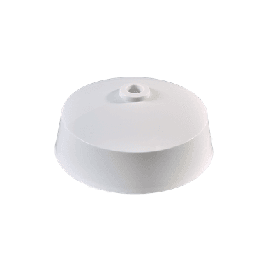 10Amp. 3Terminal Celling Rose with Earth Terminal White