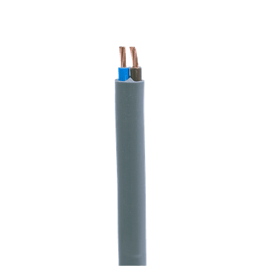 7/0.53mm Cu/PVC/PVC Flat Twin Cable (1.5mm2) Grey