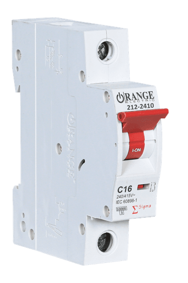 SIGMA 16Amp. 1Pole, Type C,  240/415V, 10kA MCB