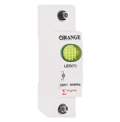 230VAC MCB with LED Indicator Yellow