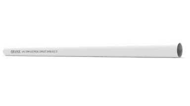 PVC 25mm Conduit Pipe 4m White