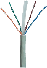 CAT6 UUTP Cable, 23 AWG LSZH - Blue - 305m Reel (in a Box)