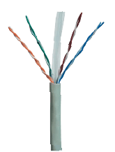 CAT6 UTP Cable, 24 AWG - Grey - 305m Reel (in a Box)
