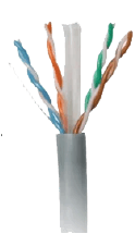 CAT6A UUTP Cable, 23 AWG PVC - Blue - 305m Reel (in a Box)